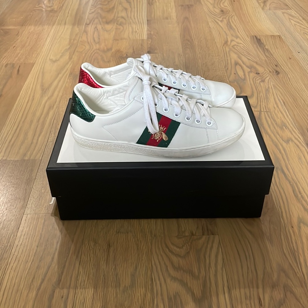 Gucci Ace sneakers, purchased  from Nordstrom, size 37, I have proof of purchase